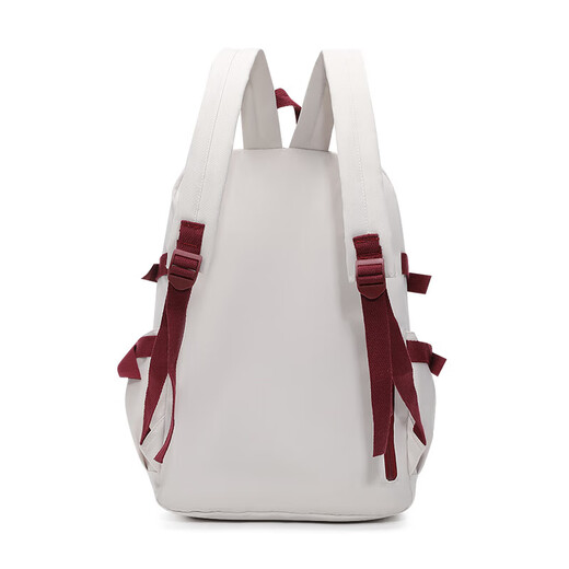
OULUNCHI (OULUNCHI) high-end brand schoolbag for primary and secondary school students for women trendy and fashionable large capacity junior high school lightweight protection white [32*14*46CM]