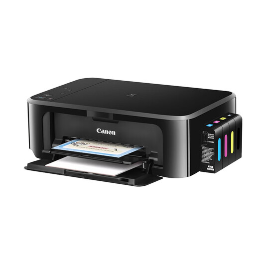 Canon 3680 color printer, home small student copy and scan all-in-one mobile phone photo with ink tank. Returns are not supported after unpacking. Package 2: black color printing + 4 bottles of ink. 3680 comes with wifi + automatic duplex + mobile phone + computer + A4