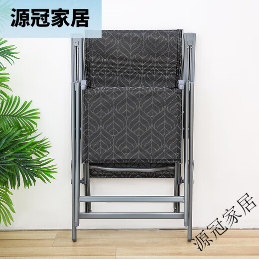 盈雅躺椅折叠家用懒人宿舍办公午休午睡两用靠椅子户外轻便网红椅 办公午休椅[银花花纹]101