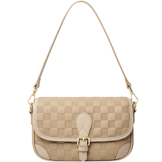 Aokang Bag Damen -Top -Layer -Kuhläden -Leder Trendy kleiner Quadratbeutel Leichte Luxus -Cross -Body -Umhängetasche Geburtstagsgeschenk für Freundin Frau