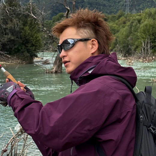 RVVR Outdoor Luya Fishing Polarized Sunglasses Men's Goggles Cycling Glasses Frosted Black Red