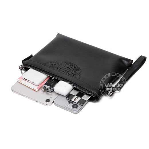 Bolso de hombres de Walker Shop para hombres [Top Capeta Cow Whide] Bolsa de mano Bolsa Magno de hombres Bolsa de gran capacidad Bolsa Tendencia de bolsa informal de tamaño mediano [27*17 cm] Recomendación del gerente de la tienda