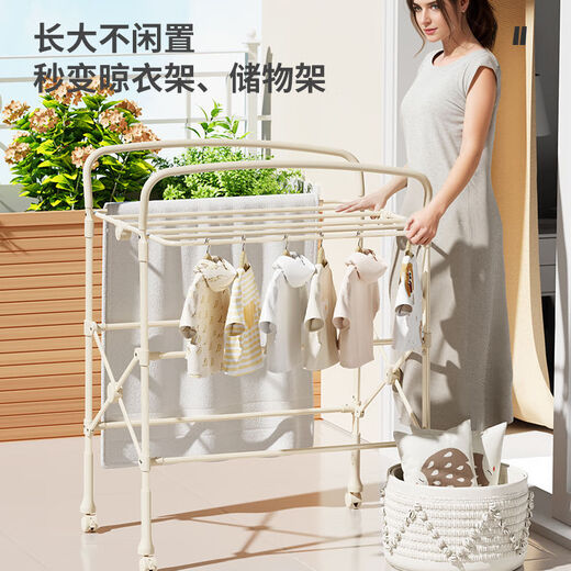 蕉京尿布台带护栏优乐博尿布台婴儿护理台多功能婴儿用品洗澡换尿布移 尿布台 豪华版【玩具架+小水盆】