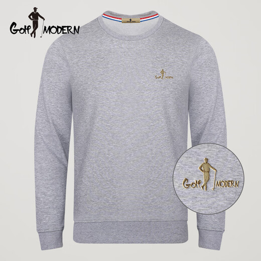 GOLF MODERNGOLFMODERN Golf Sweatshirt Men's Spring and Autumn 2025 New Middle-aged Solid Color Pullover Top Navy G9923-3DT M