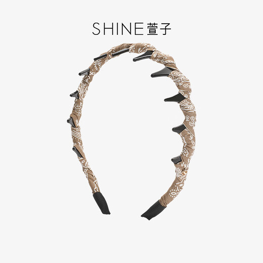 Xuanzi (SHINE) modern paisley series simple and elegant hairpins, fashionable and simple headbands, niche design, new birthday gift, blue 1 piece