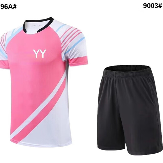 Yonex Summer Badminton Uniforme 2025 Nouvelle compétition Men and Women Running Shortable Sweat Sweing Derging Training Suit 6296B Blue Women's Suit XL