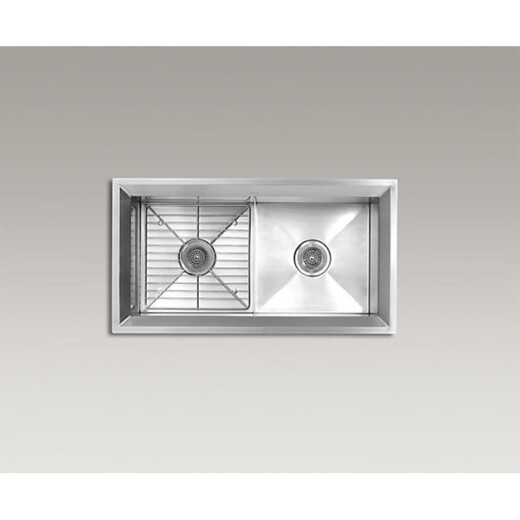 KOHLER (KOHLER) Porris K-3881T-FP-NAK-3883T-FP-NA Sink Double Slot Stainless Steel Kitchen Basin K-3881T