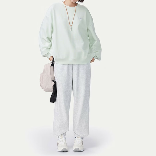 NEW BALANCE6L时尚百搭拉链开合织物双肩包小号男女同款情侣款白色 白色 小号