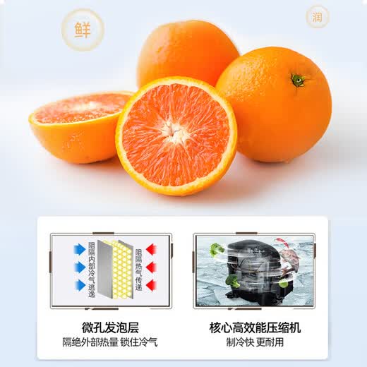 CHIGO Doppeltür-Kühlschrank für den Haushalt, klein, erstklassige Energieeffizienz, gekühlter Gefrierschrank, kleiner Kühlschrank zur Miete, Wohnheim, Wohnung, Büro, Haushalt, kleiner Kühlschrank 68 Liter + oberes Gefrierfach und untere Kühlung + erstklassige Energieeffizienz + beleuchtete Version