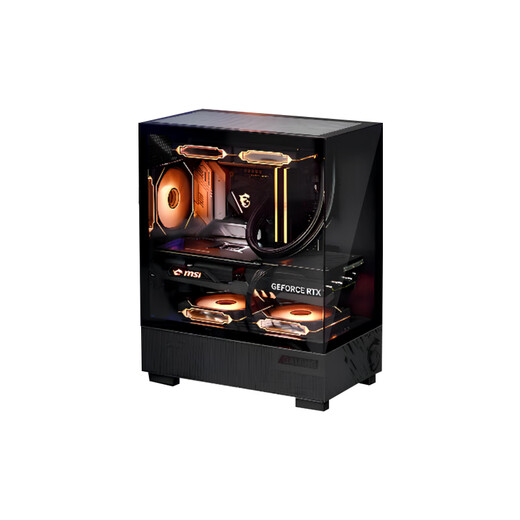MSI AMD Ryzen 7500F/9600X host 5060TI/5070 graphics card live game e-sports design desktop computer DIY assembly machine complete machine sea view room 9500F+RTX5060Ti configuration three