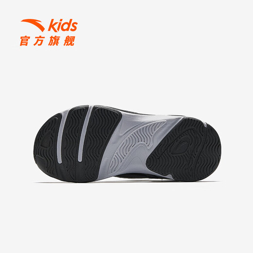 ANTA Children's Shoes Children's Sandals Men's and Big Children's Shoes 2025 Summer New Product Outdoor Baotou Outdoor Sports River Tracing Beach Shoes Black/Silver-1 33