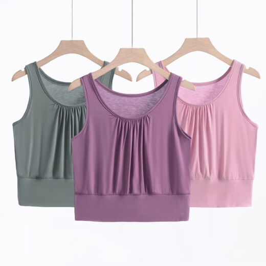 Banfishi mother's wear short bra-wrapped bra and tube top for middle-aged and elderly women modal vest-style underwear women's large size wide waist bottoming top black 2XL 105-115Jin Jin is equal to 0.5 kg