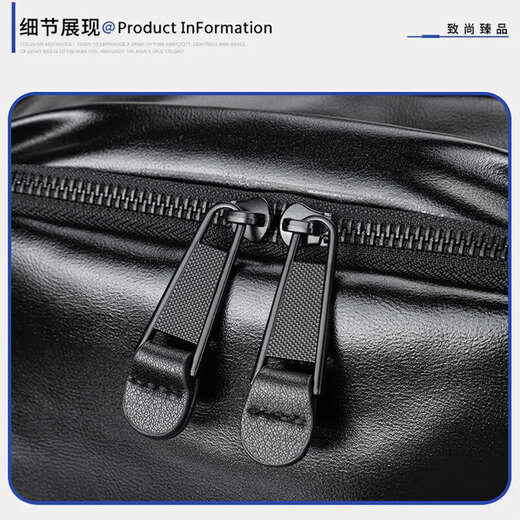 欧伦驰（OULUNCHI）【2025新款】男士双肩包牛皮商务背包礼物休闲旅行包时尚电脑书包 黑色【可容纳15.6寸电脑】 44*30*18cm