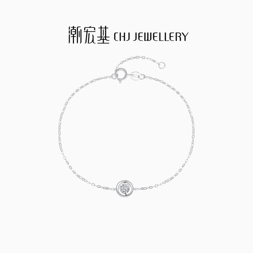 Chao Acer PT950 Platinum Diamond Bracelet Birthday Gift Pricing Platinum SCP42200003 Chain length is about 16cm