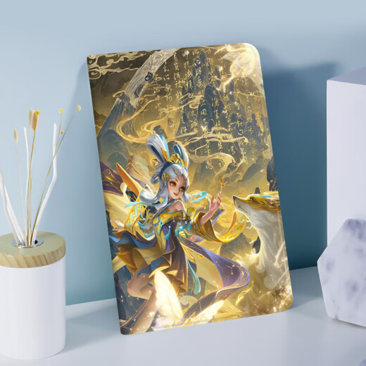 Honor de Shangtian Kings es adecuado para Huawei MatePad11 Tablet 10.4 Shanhaijing Xiaoqiao Propiedad Protective Pro10.8 Tableta 9 Honor X8A Patrón de seda Air2024 Modelo 11.5s N12803 Xiaoqiao Shanhaijing Libro Single Protective Protective PROTIGA HUAWEI MatePad Pro 1