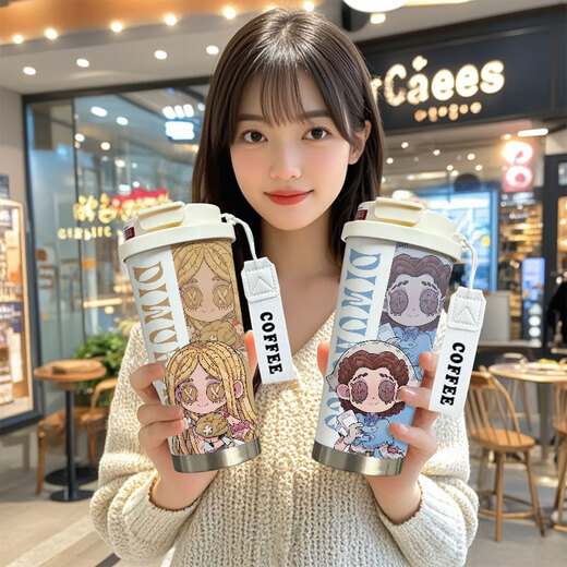 Fifth Personalith de Chengliu Thermos Cup Doctor Gardener Embalmer petite fille grande capacité Girl 316 Cup de l'eau en acier inoxydable KFB1278