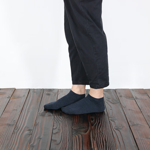 Hot selling WooKoo large size socks men's socks 44 yards 45 yards 46 yards large men's socks boxed_white 6 pairs one size fits all_recommended 44-46 yards