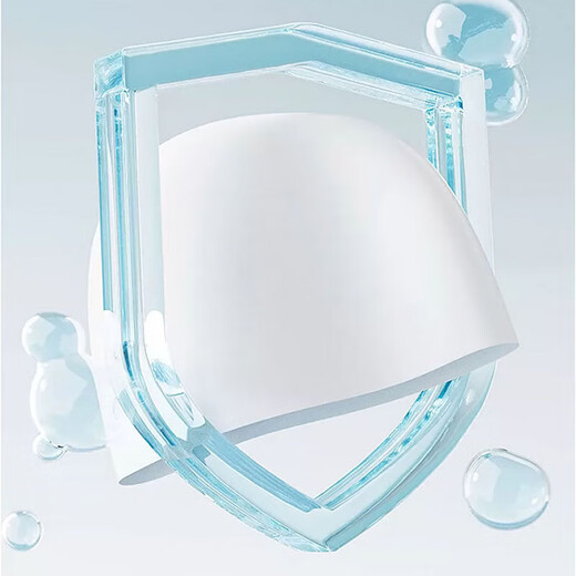 OIMG swimming goggles, glasses with earplugs, swimming cap, high-definition large frame, adult and children's swimming goggles, comfortable set, flat diving equipment, white swimming goggles, swimming cap, nose clip