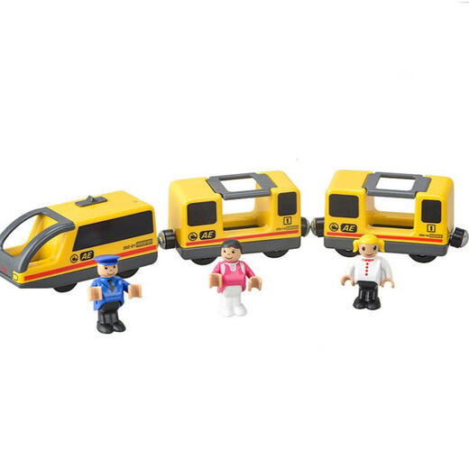 Tbkjoys Train Electric Toy Compatible Wooden Track Train para niños Toy Toy Tren Tren Tren Single Carro