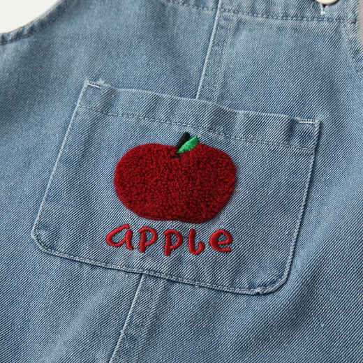 Fanli Girls Set Automne Clothes 2025 Nouveaux vêtements pour bébé à la mode Baby Sautpuise Denim Two-Piece Set Spring and Automne