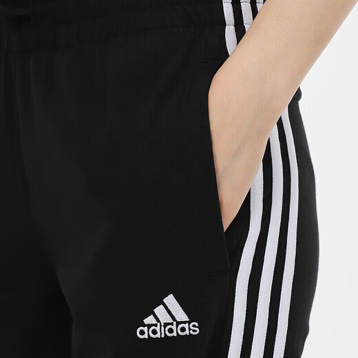 阿迪达斯 （adidas）女装运动套装秋季新款舒适休闲连帽卫衣套头衫上衣收口长裤两件套 HM7482+GM5542 XL