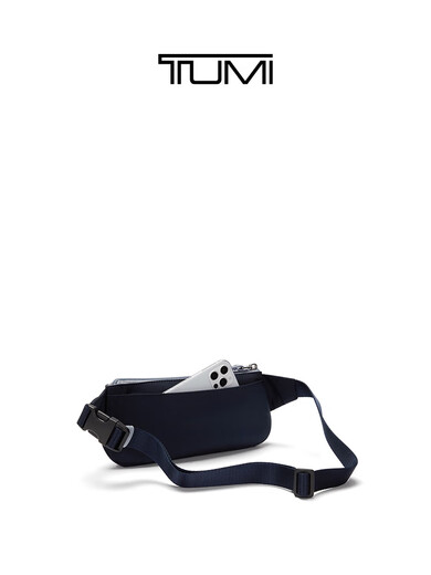 Tuming (Tumi) Frauen Taillenbeutel Sport im Freien und lässige Crossbody -Taschen -Umhängetasche für Frauen im Freien/ Blau/