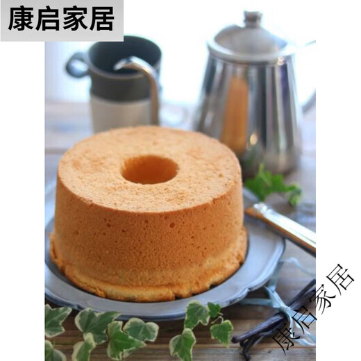 TOMIZ Japan Asai Store 17cm Height Tall Chiffon Aluminum Live Bottom Hollow Cake Baking Mold Asai 17cm Height + Cakeland Ejector Knife Set