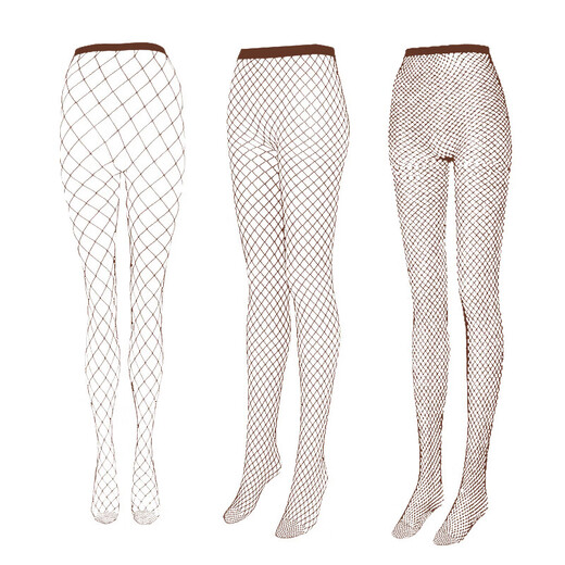 3 pairs of black internet celebrity mesh women's stockings pantyhose small medium large silk socks green large mesh + medium small mesh + small mesh - 3 pairs 3 pieces
