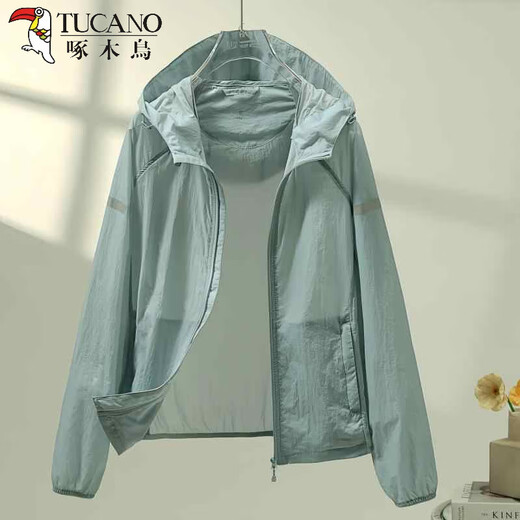 
Woodpecker sunscreen clothes for women in 2025 new spring and summer light and breathable quick-drying sunscreen outdoor skin jacket hooded jacket trendy pink thin light M [Suggested 100 Jin [Jin equals 0.5 kg]]