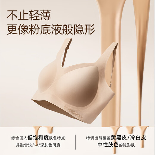 XUN Coton Summer Cool Liquid Foundswear pour les femmes invisibles 10A Antibactériens minces minces de sueur insouvrant la peau de la peau sans couleurs invisibles [VIE] UNE TAILLE (80C / 85ABC / 90ABC)