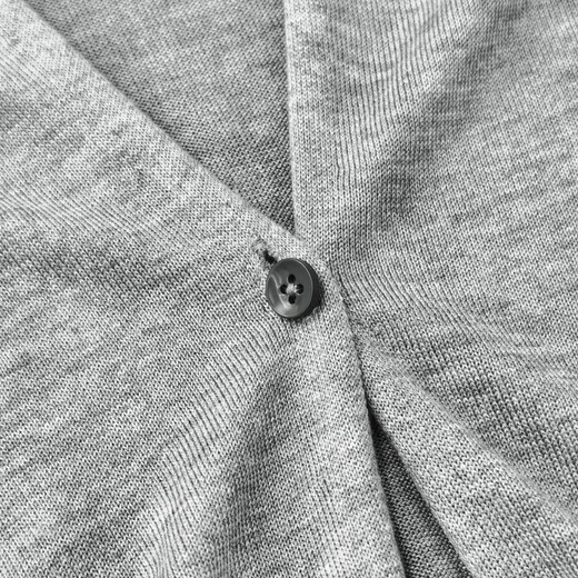 Meiyang (Meiyang) Coupper du papier cardigan acide acétique philosophie de flux d'acide de traction et gris antibactérien L