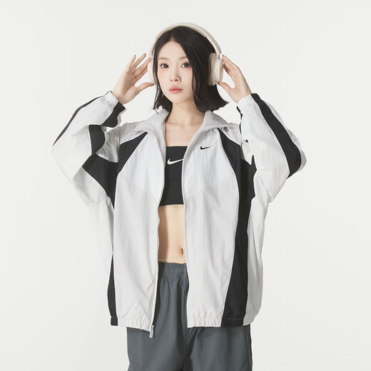 Nike (Nike) Jacket Femenina Summer NUEVA Running Fitness Sportswear Stand Collar Fashion Capel Chaqueta informal HV4030/078 S