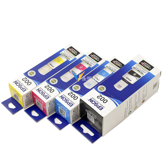 爱普生002墨水原装l4168l4269l4266l6178l6189l4169l4268打印 黑色官方验证