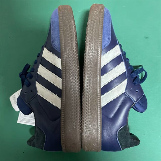 Adidas Clover Men's and Women's Shoes 2024 Summer New Comfortable and Evergrande Board Shoes Low Top German Training Shoes IE9179 JI1349 Black and White Brown Genuine Guaranteed Fake One Penalty 36.5