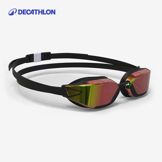 Decathlon new product swimming goggles small fog shield high-definition nano anti-fog professional racing glasses equipment smoked black 0 degrees