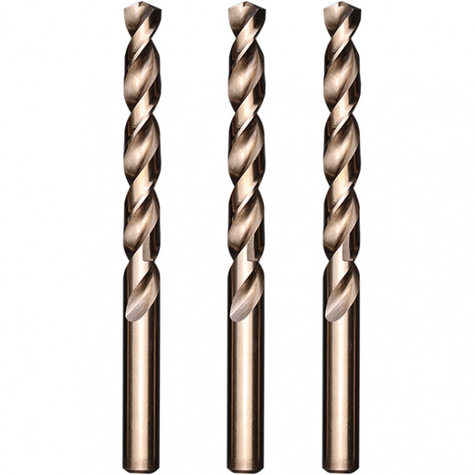 Taijiang stainless steel drill imported high cobalt super hard German M35 cobalt-containing straight shank taper shank twist drill steel copper drilling 12mm 1 piece