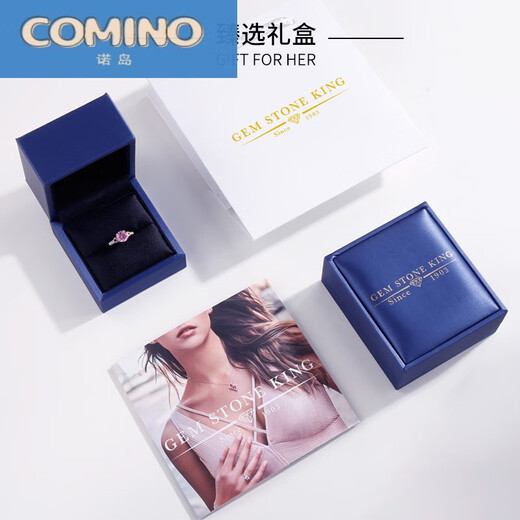 Noshima carat amethyst stone diamond silver colored gemstone ring trendy gift for girlfriend on March 8th Goddess' Day 1 carat