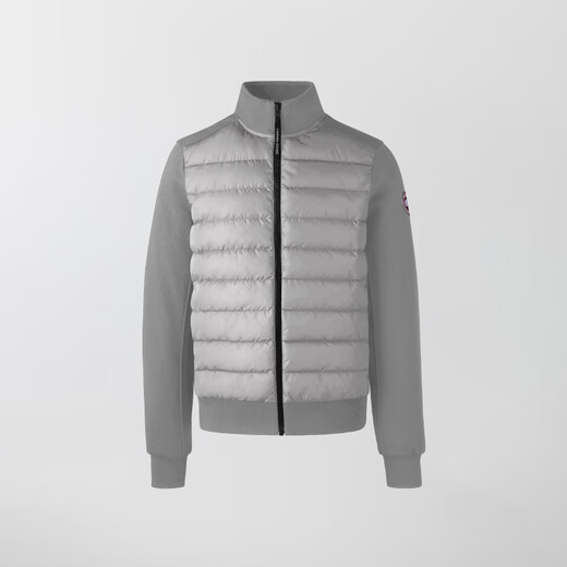 Canada Goose Hybridge Huron Full Full Zip Down Knit Veste Big Goose Veste 6620M 9717 Flower Greystone L