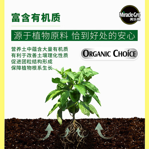 Meileke general nutritional soil flower planting soil gardening planting soil flower soil fertilizer potted green plant soil 61.8L