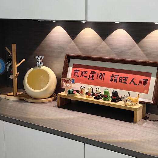 Kim Il-man's joy of moving into a new home, entrance hall decorations, paintings, house decorations, gifts, photo frames, tables, home decorations, home decorations, good fortune and good fortune - walnut color