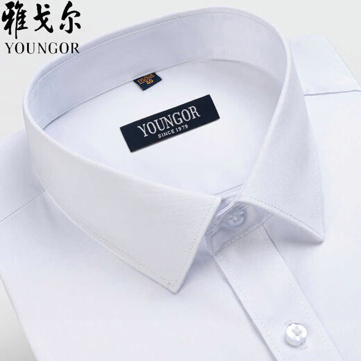 CEO Yageor Herren Langarmes Hemd reines Baumwollgeschäft Casual Formal FORAGE COLOR FOORGEBOTE IRE PROFESSIONSE HIRTE 6623 38 (Empfohlen 100-125 Jin [Jin gleich 0,5 kg]))