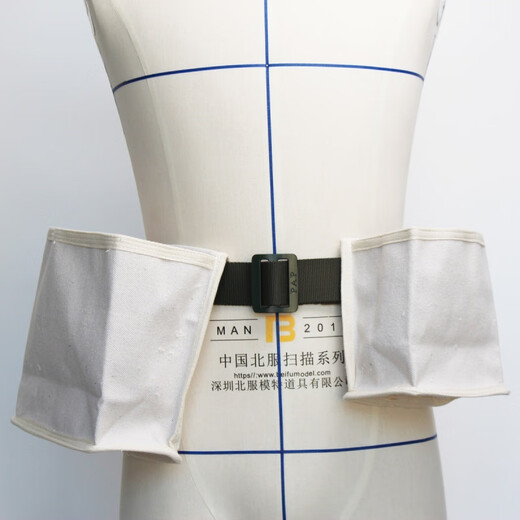 Vinoa waist bag screw bag wear-resistant nail pocket construction carpentry electrician construction site work tool bag extra thick special nail bag length 20*width 10*height 20cm