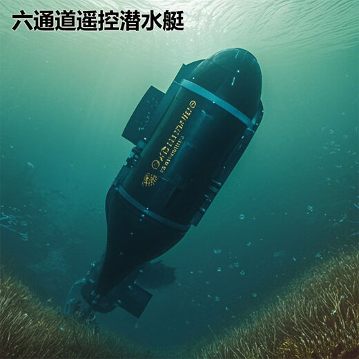 车致儿童遥控潜水艇小型核潜艇玩具电动迷你充电玩具船鱼缸船模型防水 20CM潜水鲸鱼蓝色可喷水