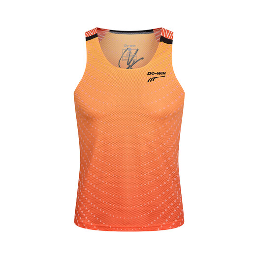 Do-win God Walker SE vest men's summer breathable professional marathon running sleeveless T-shirt 2112020 Orange 3XL