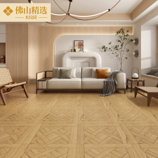 Foshan sélectionné 600x600 Versailles Parquet en bois Brique de grain et salle à manger carreaux de sol de chambre à coucher complet en céramique mate en céramique mous de galerie 6627 600x600
