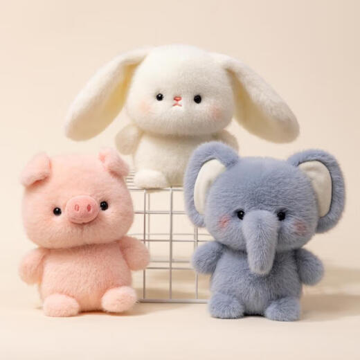 Mesa de adornos de escritorio con lindos adornos de mesa de muñecas de oso acompañamiento de regalos de cumpleaños para hombres y mujeres Tabla de muñecas Compane Plush Toys [Lamb]