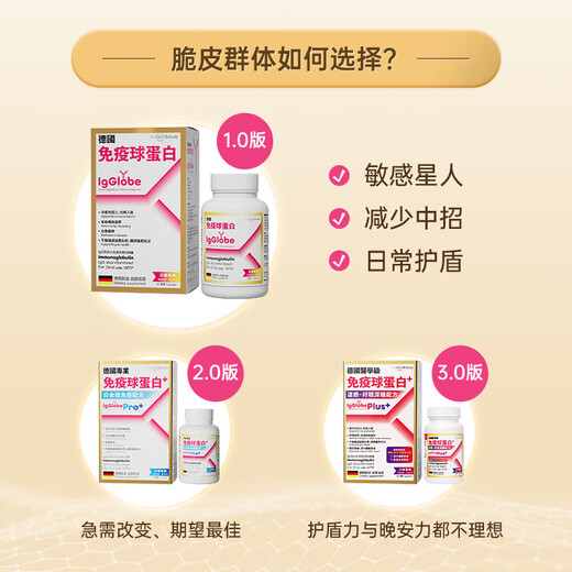 The GLOBALab German Gaopu immunoglobulin capsule improves immunity and enhances resistance. Bovine colostrum gamma globulin peptide, the new Pro2.0 version, double upgrade in content and concentration, strong immune formula
