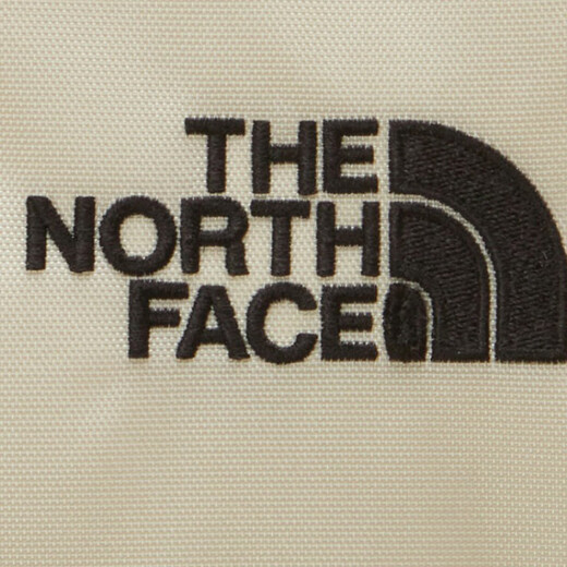 北面（The North Face）运动休闲徽标Logo拉链开合可调节肩带尼龙书包背包双肩包常规男女 米色