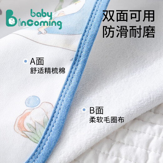 babyeingomierende Baby Urin -Separatorpolster Großgröße wasserdichtes waschbares waschbares Baumwollklasse A atmungsaktive Windeln Tante Menstruation Multifunktionales Pflegepad [Geigenkonzert] '0' hinzufügen 80x100cm