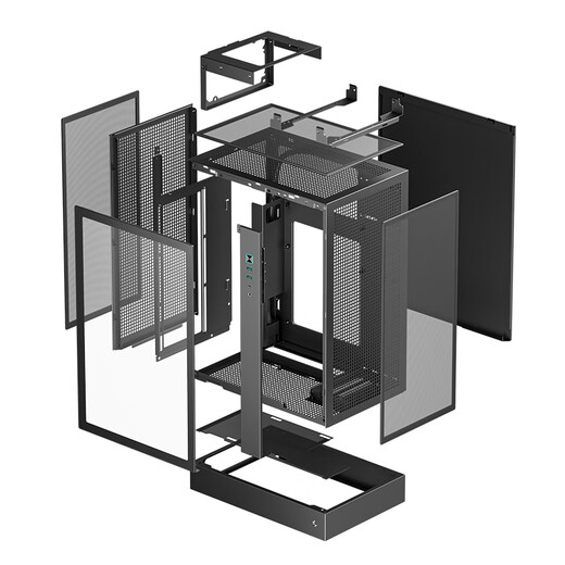 九州风神（DEEPCOOL）CH170PLUS MATX立式机箱电脑机箱(支持240水冷/164mm风冷/140mm以内电源/Type-C）